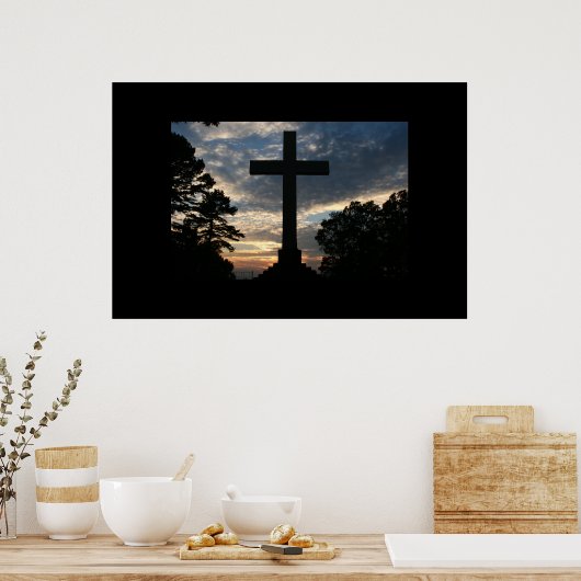 Het kruis poster (Keuken)