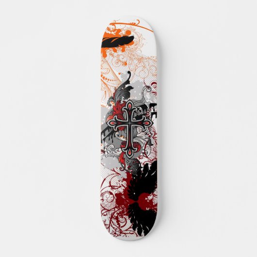 Het kruis skateboard (Voorkant)