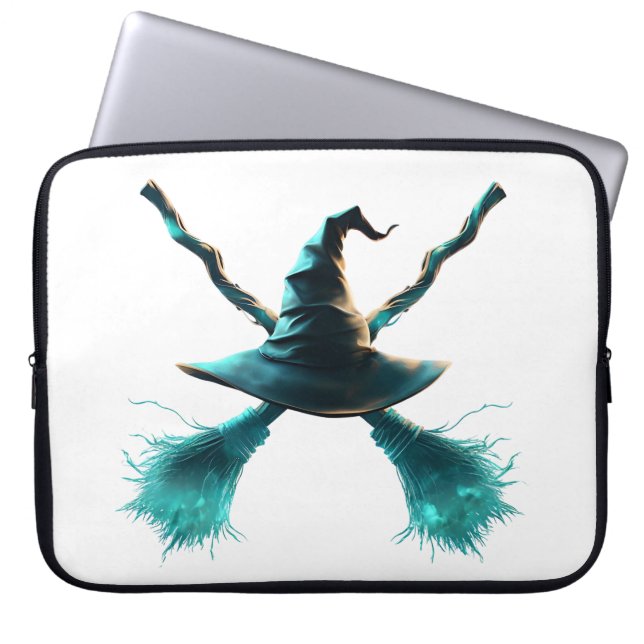 Het Kruis van de Heks Laptop Sleeve (Voorkant)