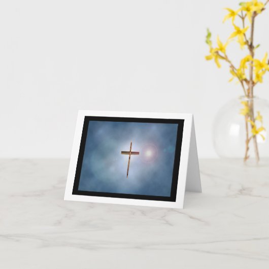 Het Kruis van de kerk Kaart (Gele Bloem)