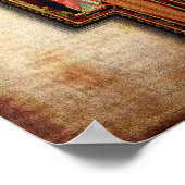 Het kruis van het Devotionele Afbeelding van San D Poster (Hoek)