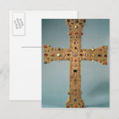 Het kruis van het relikwieënschrijn van de Abdij Briefkaart (Voorkant / Achterkant)