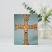 Het kruis van het relikwieënschrijn van de Abdij Briefkaart (Staand voorkant)