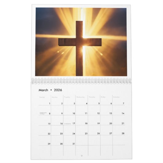 Het kruis van Jezus - 2025 kalender van het geloof (Mar 2026)