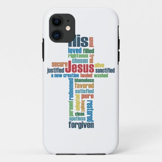 Het kruis van Jezus Case-Mate iPhone Case (Achterkant)