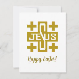 Het kruis van Jezus Feestdagenkaart