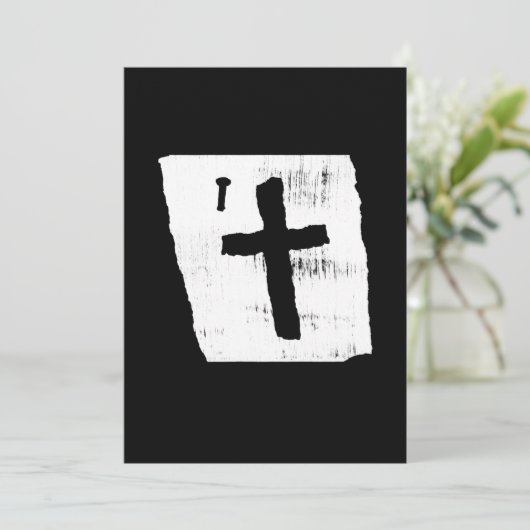 Het kruis van Jezus Kaart (Staand voorkant)