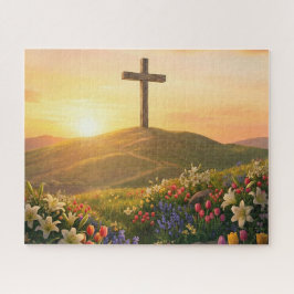 Het kruis van Jezus Paas Legpuzzel