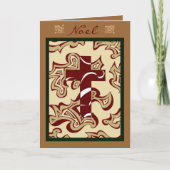 Het Kruis van Kerstmis Feestdagen Kaart (Voorkant)