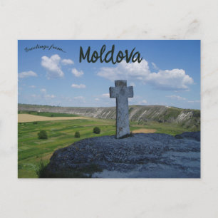 Het Kruis van Orheiul Vechi Moldavië Briefkaart