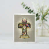 Het Kruis van Pasen Feestdagenkaart (Staand voorkant)