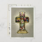 Het Kruis van Pasen Feestdagenkaart (Voorkant / Achterkant)