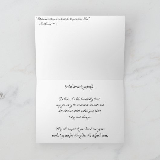 "Het Kruis van Sint-Michaël" Sympathiekaart Kaart (Binnen)