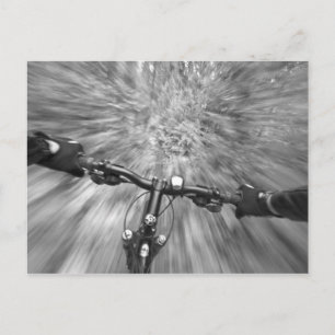 Het kruisen onderaan een boeiend gedeelte van sing briefkaart