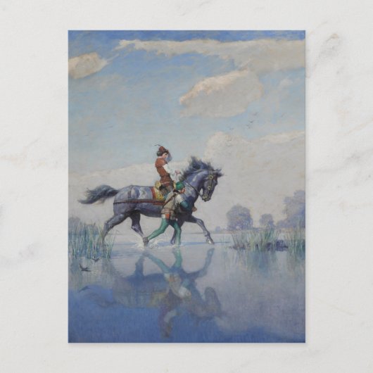 Het kruisen van de Fens, c. 1916, ingediend door N Briefkaart (Voorkant)