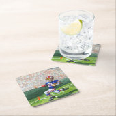 Het kruisen van de Goal Lijn voor een Aanraking Kartonnen Onderzetters (Insitu)