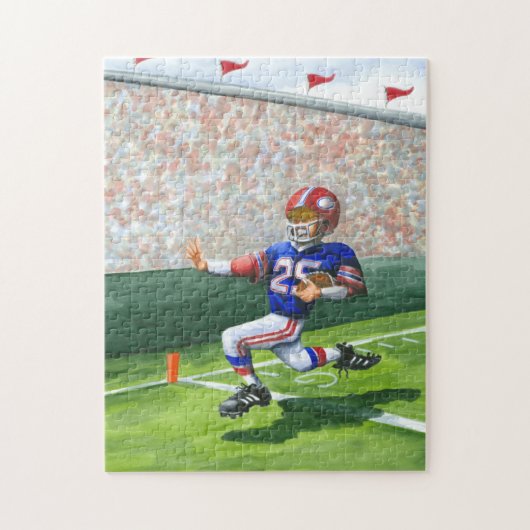 Het kruisen van de Goal Lijn voor een Aanraking Legpuzzel (Verticaal)