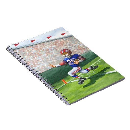 Het kruisen van de Goal Lijn voor een Aanraking Notitieboek (Rechterzijde)