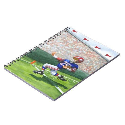 Het kruisen van de Goal Lijn voor een Aanraking Notitieboek (Linkerzijde)