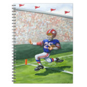 Het kruisen van de Goal Lijn voor een Aanraking Notitieboek (Voorkant)