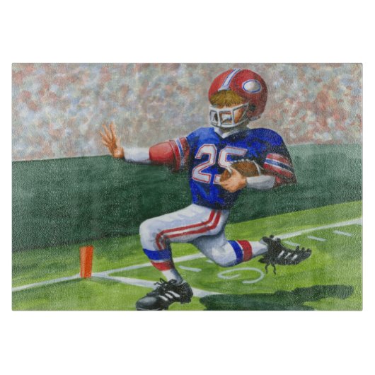 Het kruisen van de Goal Lijn voor een Aanraking Snijplank (Voorkant)