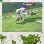 Het kruisen van de Goal Lijn voor een Aanraking Theedoek (Gevouwen)