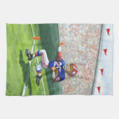 Het kruisen van de Goal Lijn voor een Aanraking Theedoek (Horizontaal)