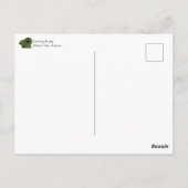 Het kruisen van de mist briefkaart (Achterkant)