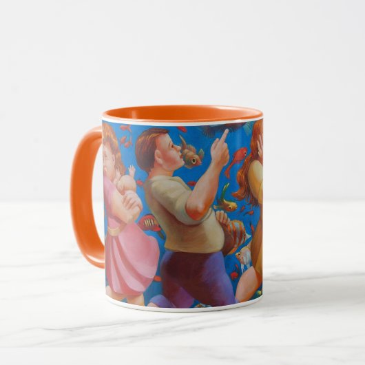 Het kruisen van de Mok van het Rode Zee (Voorkant links)