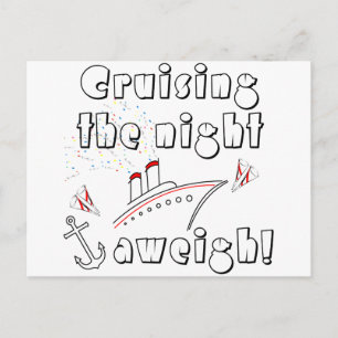 Het kruisen van de nacht Aweigh Briefkaart