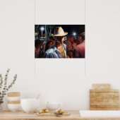 Het kruisen van de plaats van het hotel poster (Keuken)