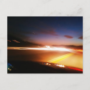 Het kruisen van de weg bij Midnight Briefkaart