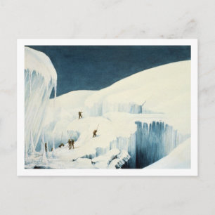 Het kruisen van een Ravine, van 'A Narrative of an Briefkaart