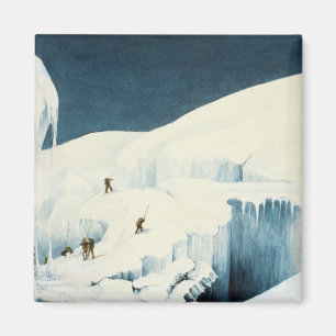 Het kruisen van een Ravine, van 'A Narrative of an Magneet