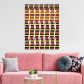 Het Kruisende Canvas Afdruk (Insitu (Woonkamer))