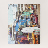 Het kruising van de straat Lagos Nigeria Legpuzzel (Verticaal)