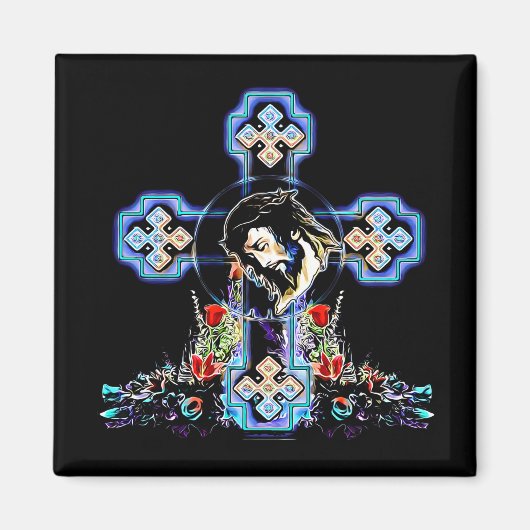 Het kruisnet magneet (Voorkant)