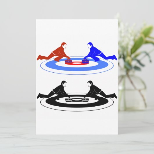 Het krullen de Uitnodigingen van Spelers (Staand voorkant)