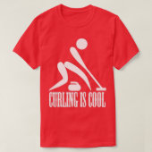 Het krullen is het Koelen dag Paralympische Curlin T-shirt (Design voorkant)