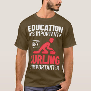Het krullen van de Spel van de Speler van de Spel  T-shirt