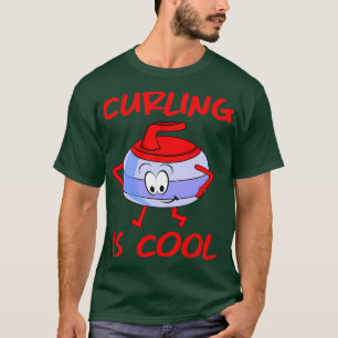 Het krullen van het het ontspruiten van de ijskrom t-shirt