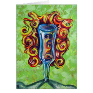 Het krullende Hoofd van de Fles