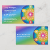 Het kubusspectrum van Metatron Visitekaartje (Voorkant / Achterkant)