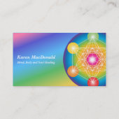 Het kubusspectrum van Metatron Visitekaartje (Achterkant)