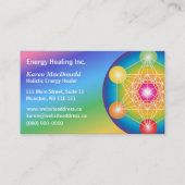 Het kubusspectrum van Metatron Visitekaartje (Voorkant)