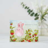 Het Kuiken van de aardbei Briefkaart (Staand voorkant)