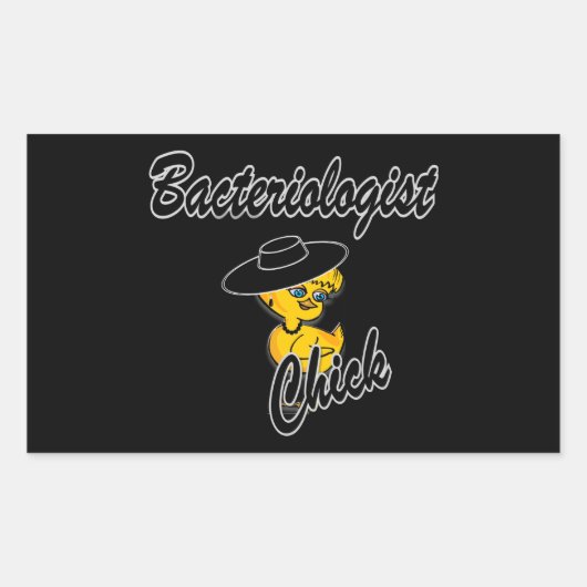 Het Kuiken van de bacterioloog #4 Rechthoekige Sticker (Voorkant)