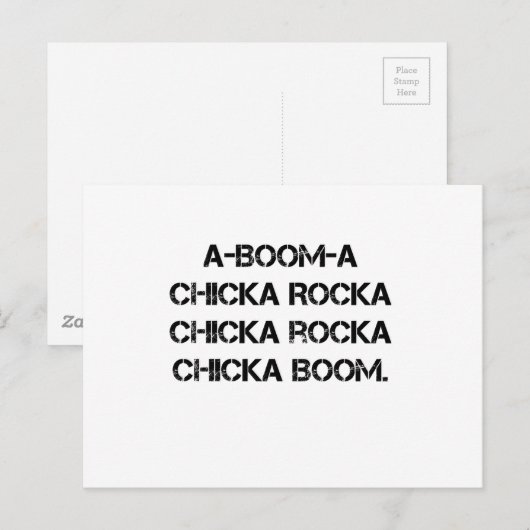 Het KUIKEN van de BOOM een Lied van het Kampvuur Briefkaart (Voorkant / Achterkant)