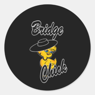 Het Kuiken van de brug #4 Ronde Sticker