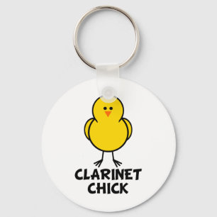 Het Kuiken van de klarinet Sleutelhanger